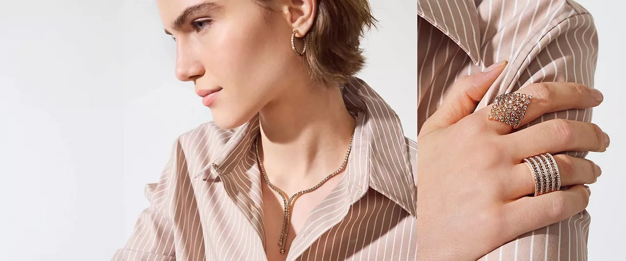 woman wearing jewelry