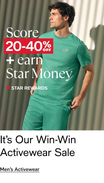 20-40% off activewear