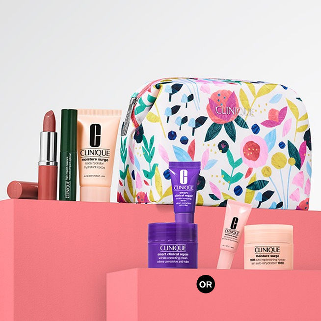 Free 6-pc. Clinique Gift, up to a $106 value