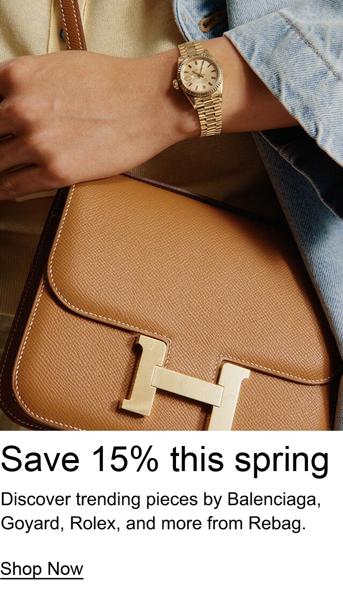 Save 15% this spring