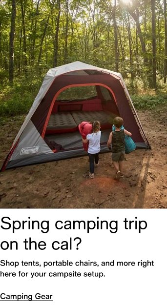 Spring camping trip on the cal