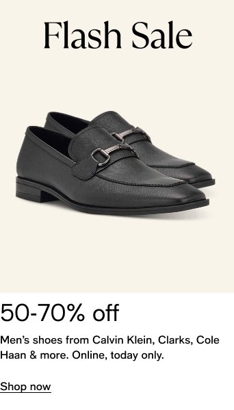 Flash Sale 50-70% off Men's shoes