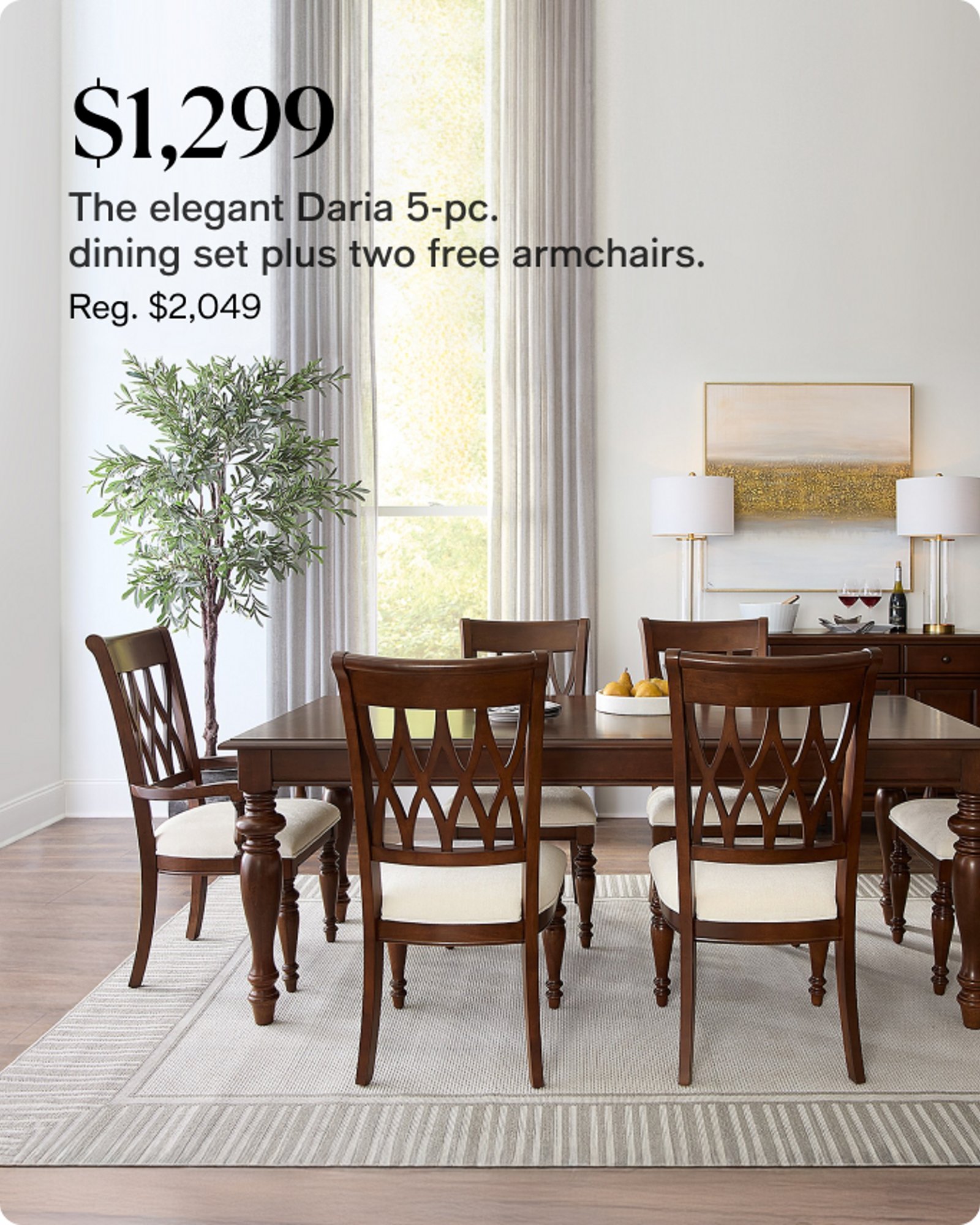 $1299 The Elegant Daria