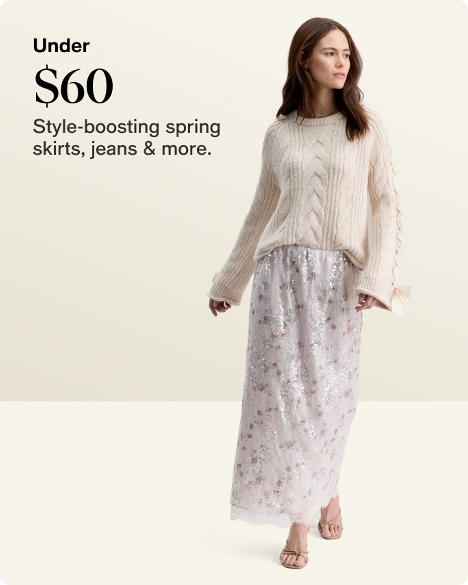 UNDER $60 SKIRTS, JEANS & MORE