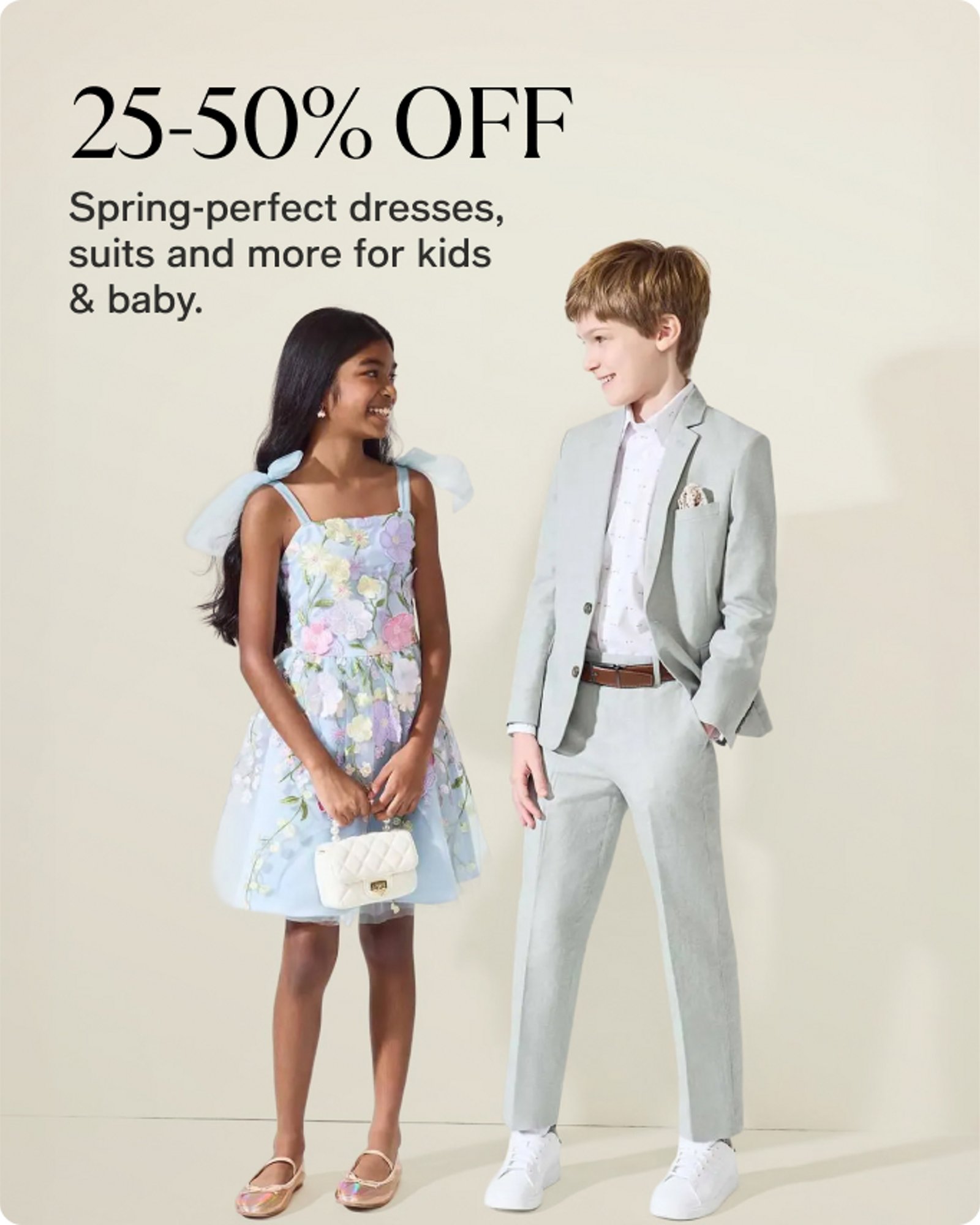 Kids-our-top-deals-25-50-off spring-perfect-dresses-suits-more-for-kids-and-baby