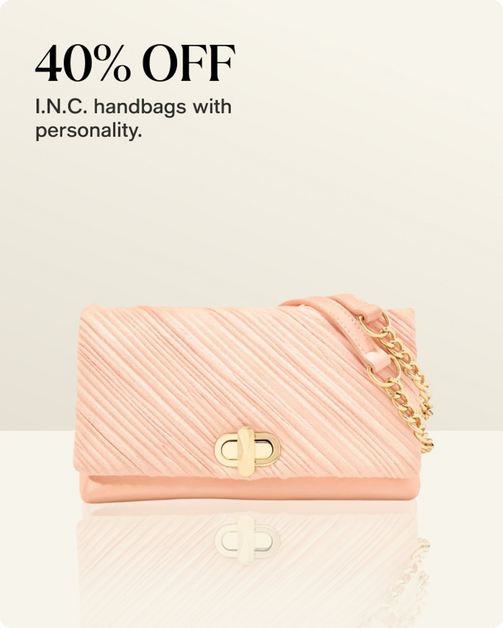 40 off inc handbags with personality