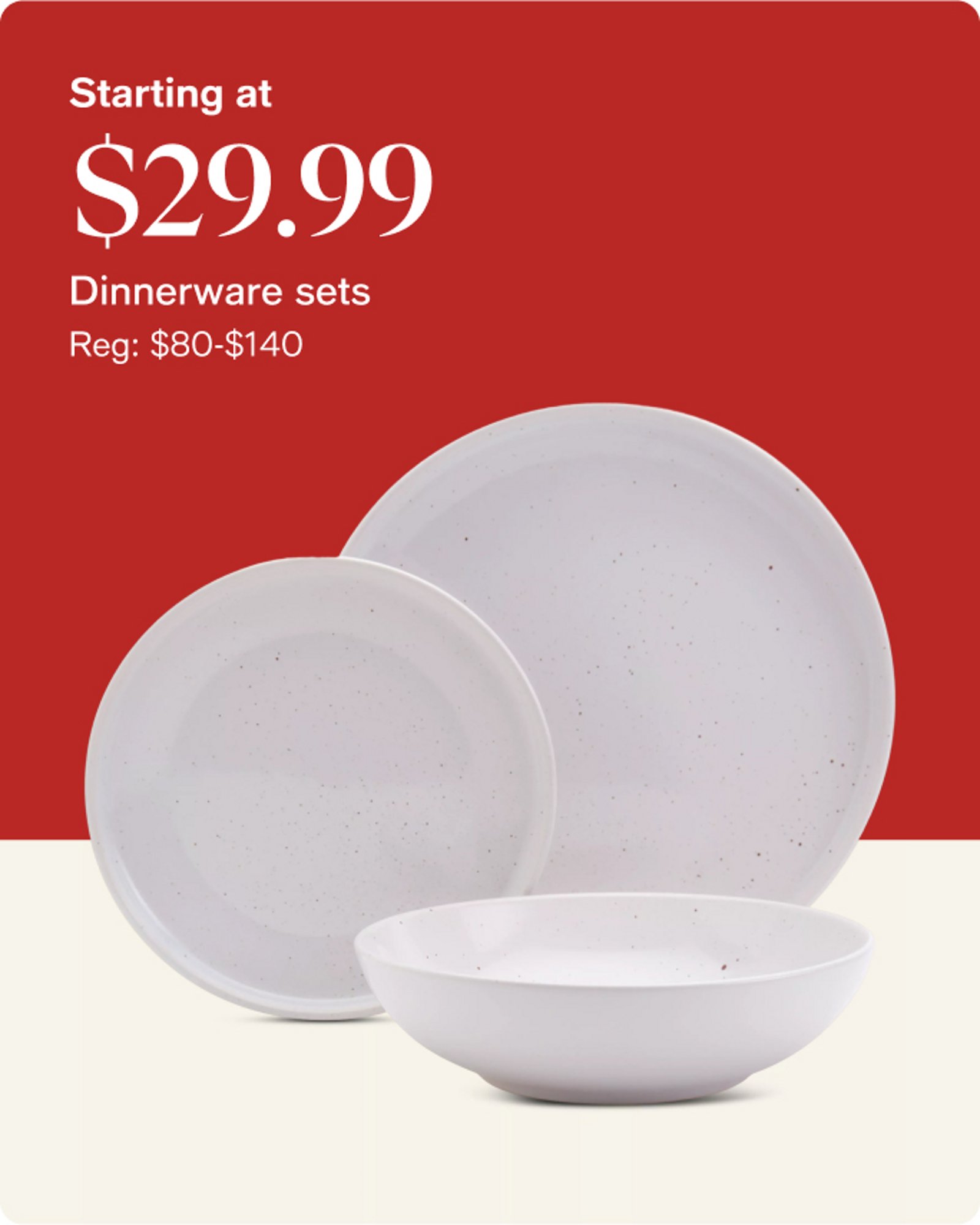 Dinnerware sets