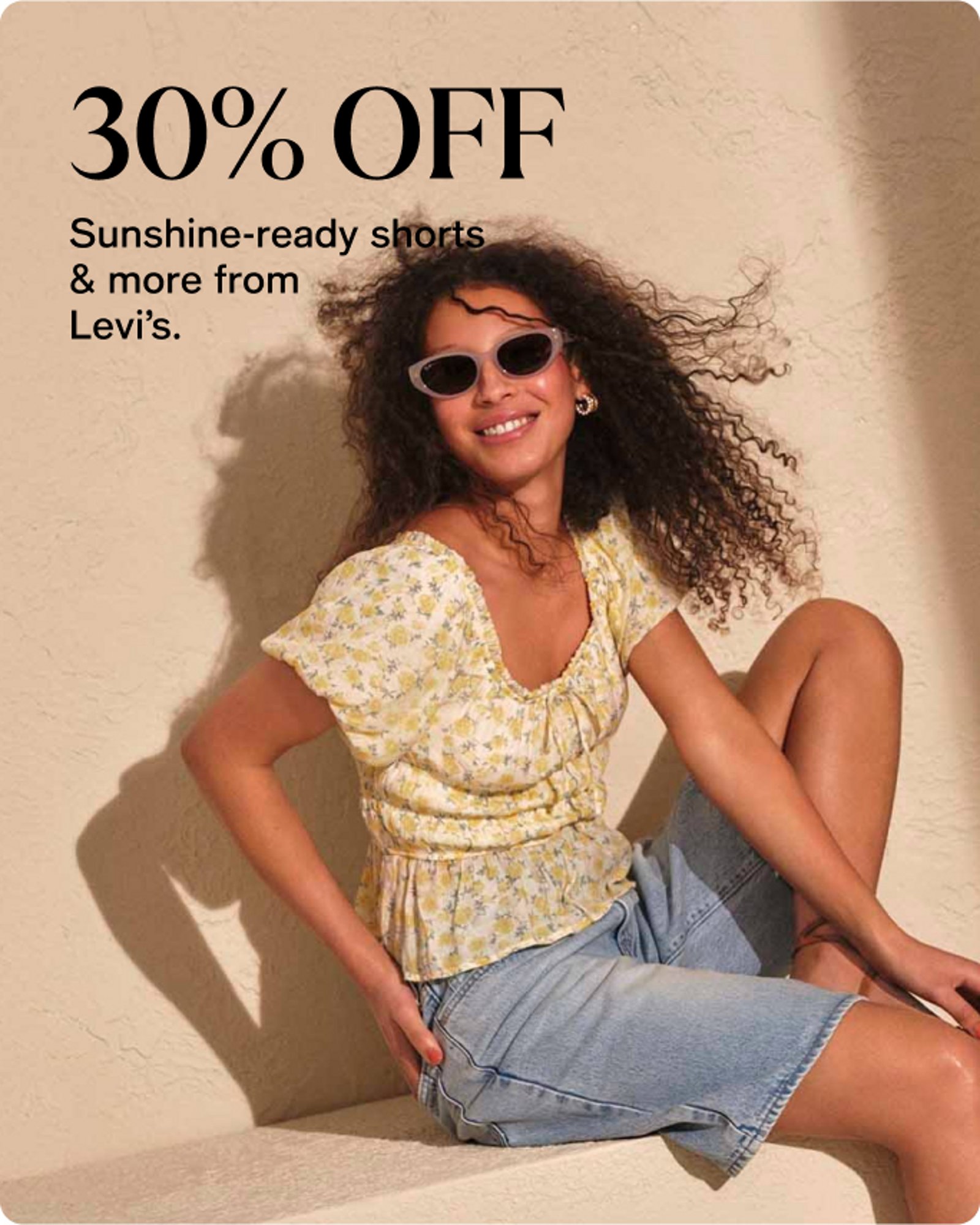 Women-offer-our-top-deals-30%-off-levi's