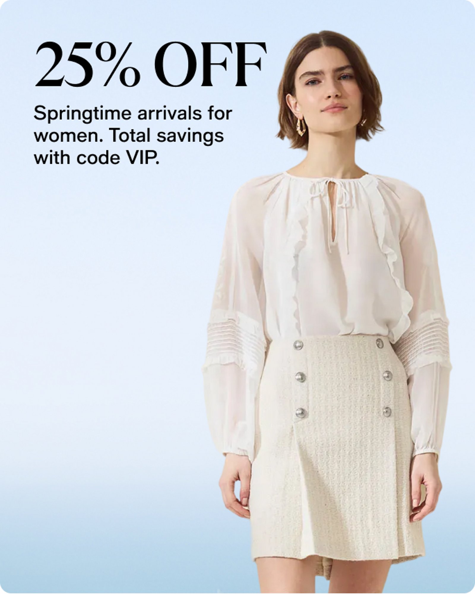 Women-offer-our-top-deals-25%-off-spring-time-arrivals