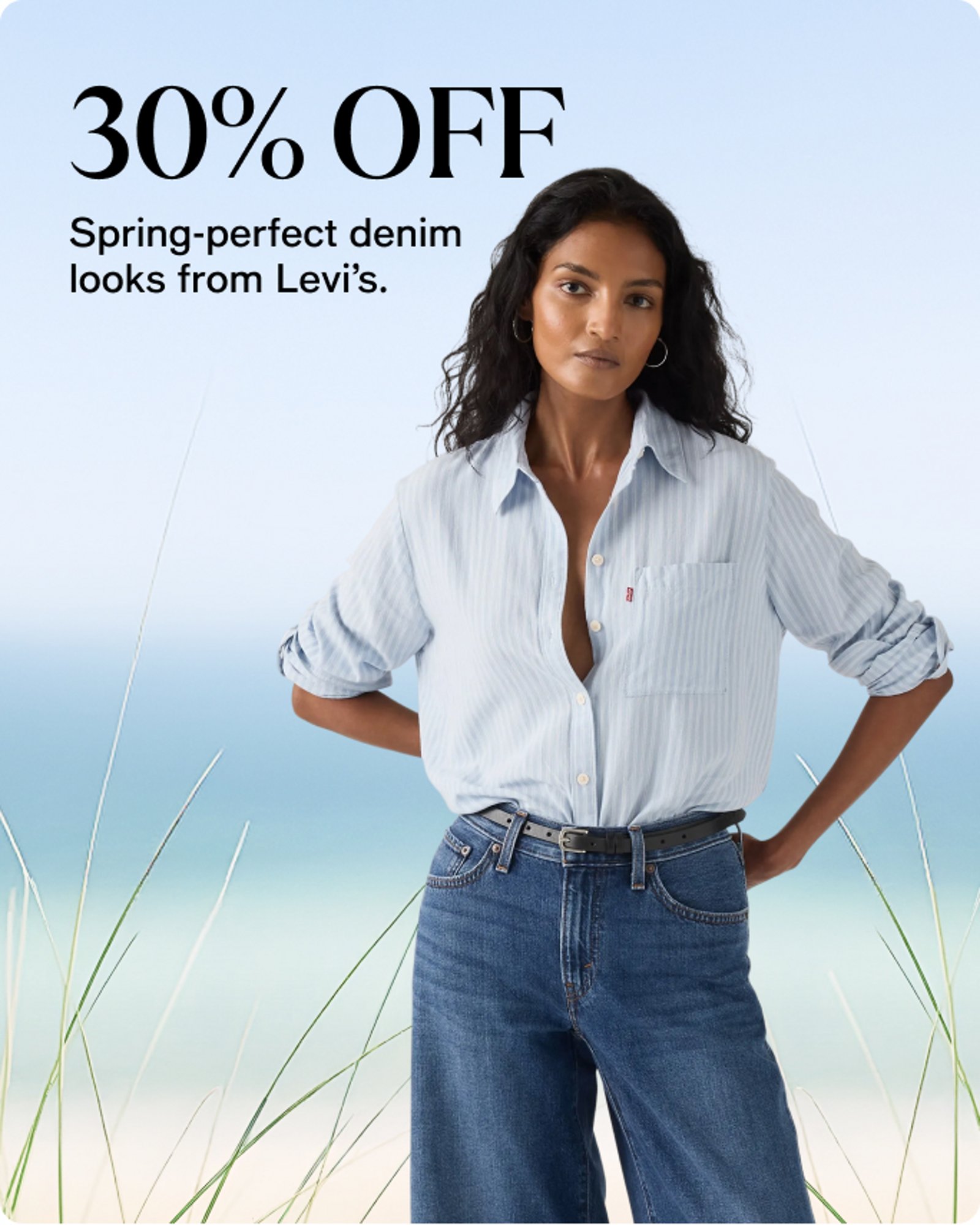 Women-offer-our-top-deals-30%-off-levis