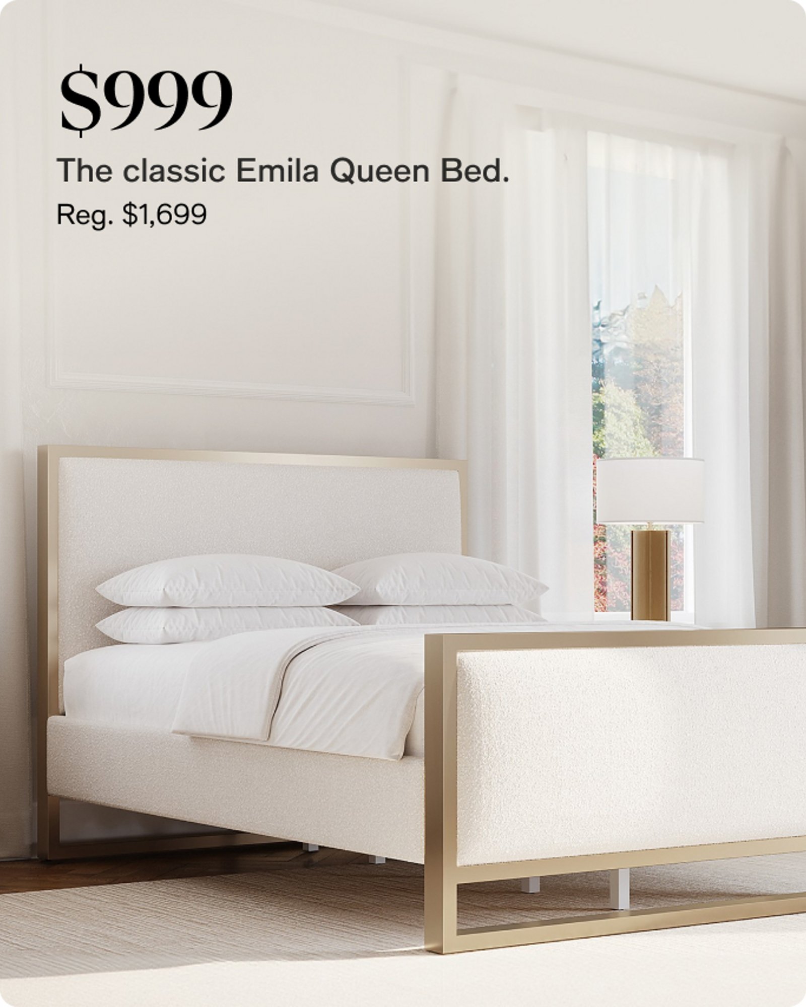 Emila queen bed