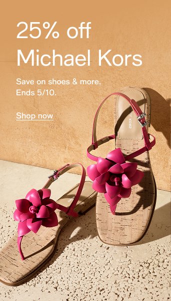 25% off Michael kors