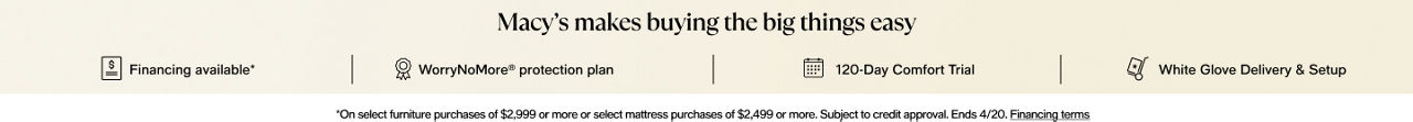 macys makes buying the big things easy