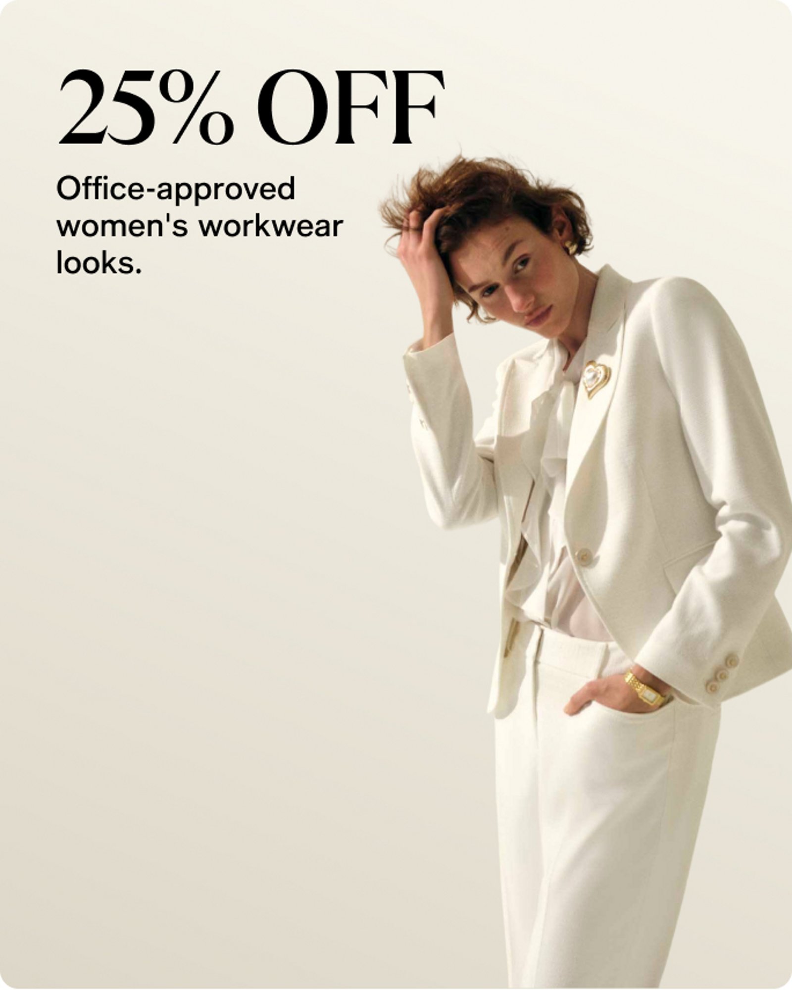 Women-offer-our-top-deals-25%-off-wear-to-work
