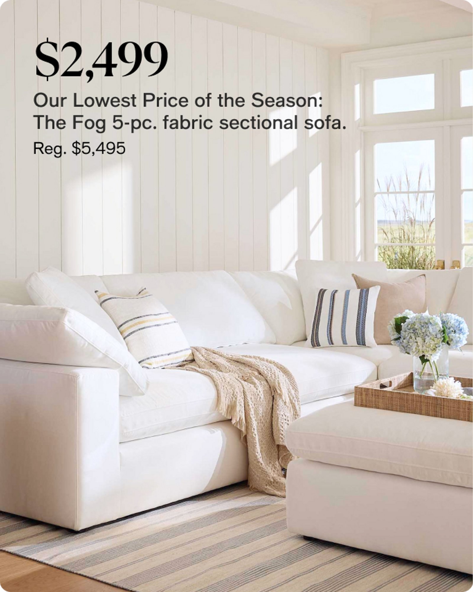 Our Biggest Spring Sale-offer-our-top-deals-$2499 The fog sofa