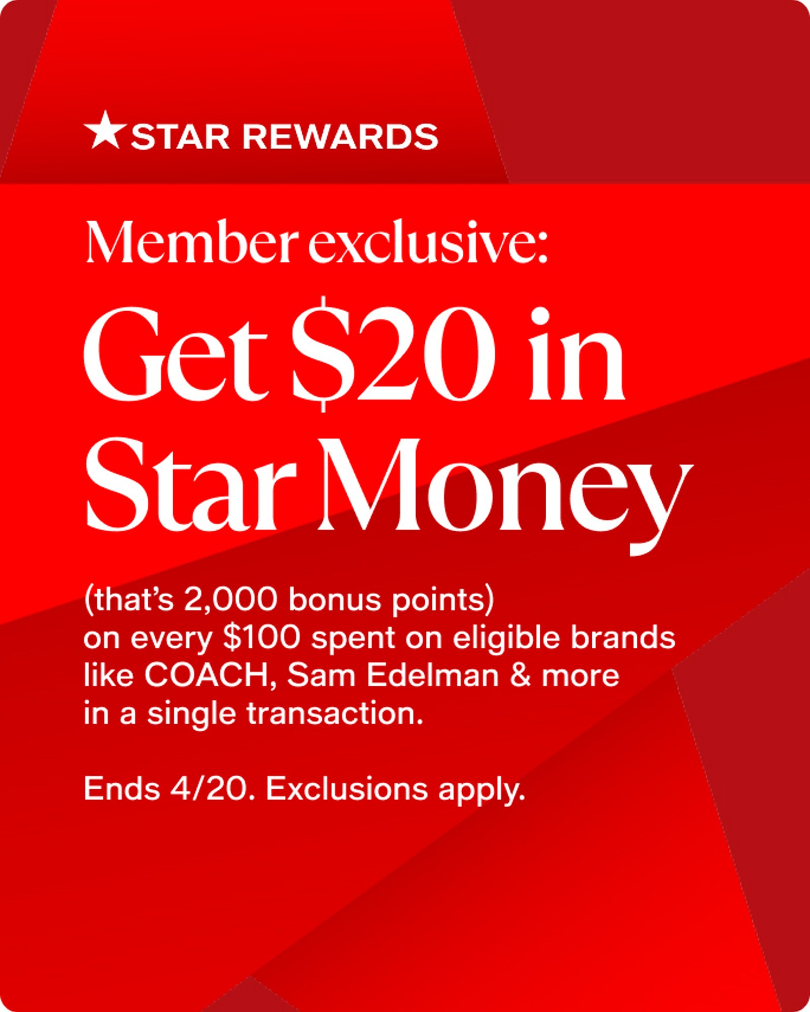 shoes-offer-card-Get $20 in star money