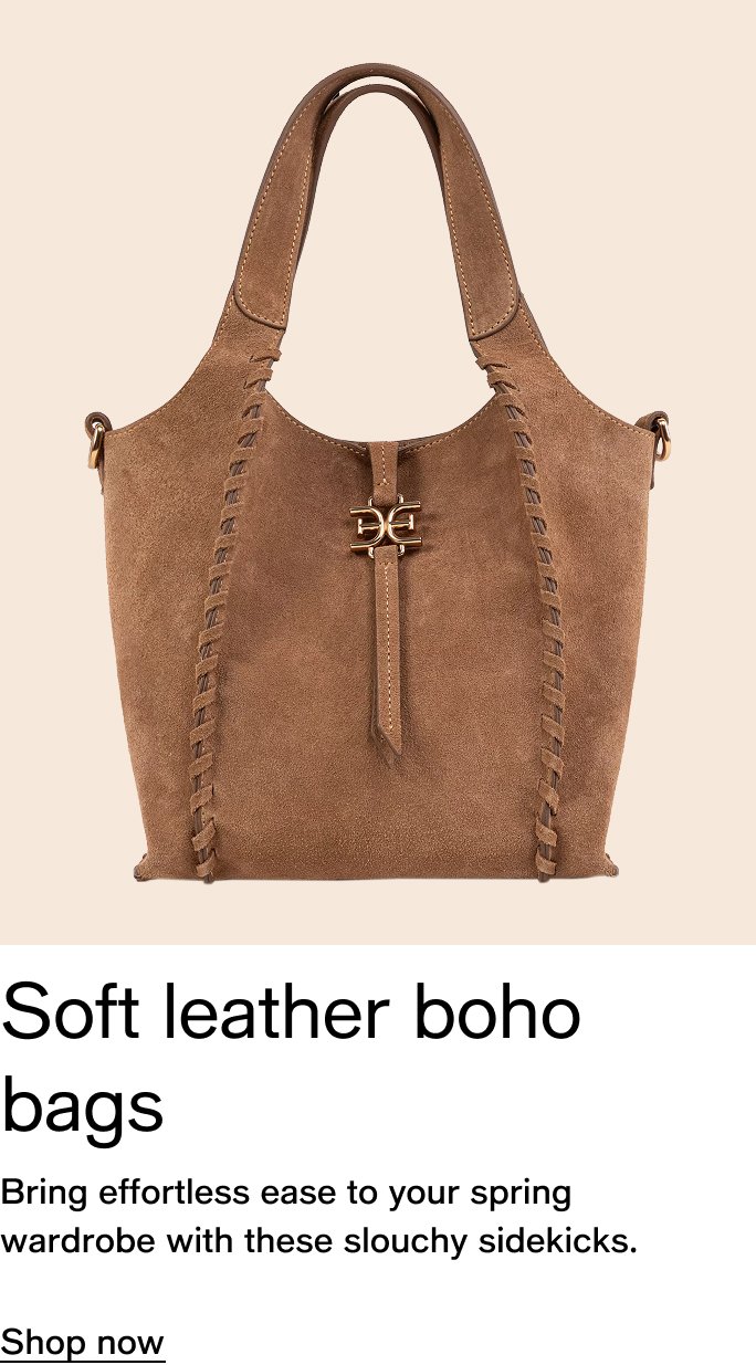 soft leather boho bags
