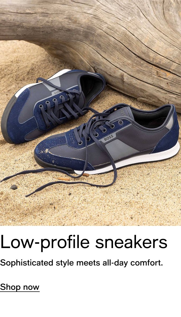 Low profile sneakers