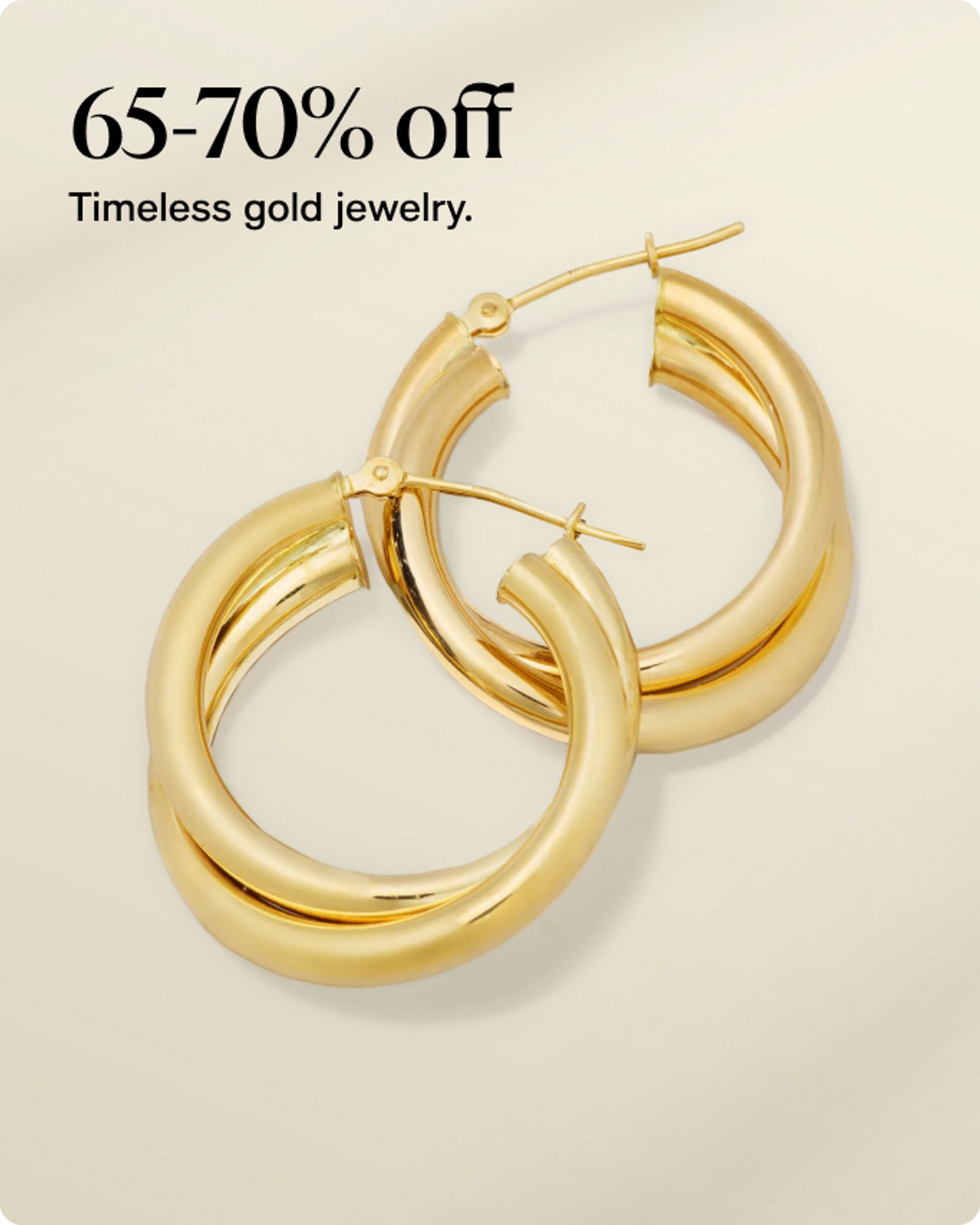 65-70% Off Gold Jewelry