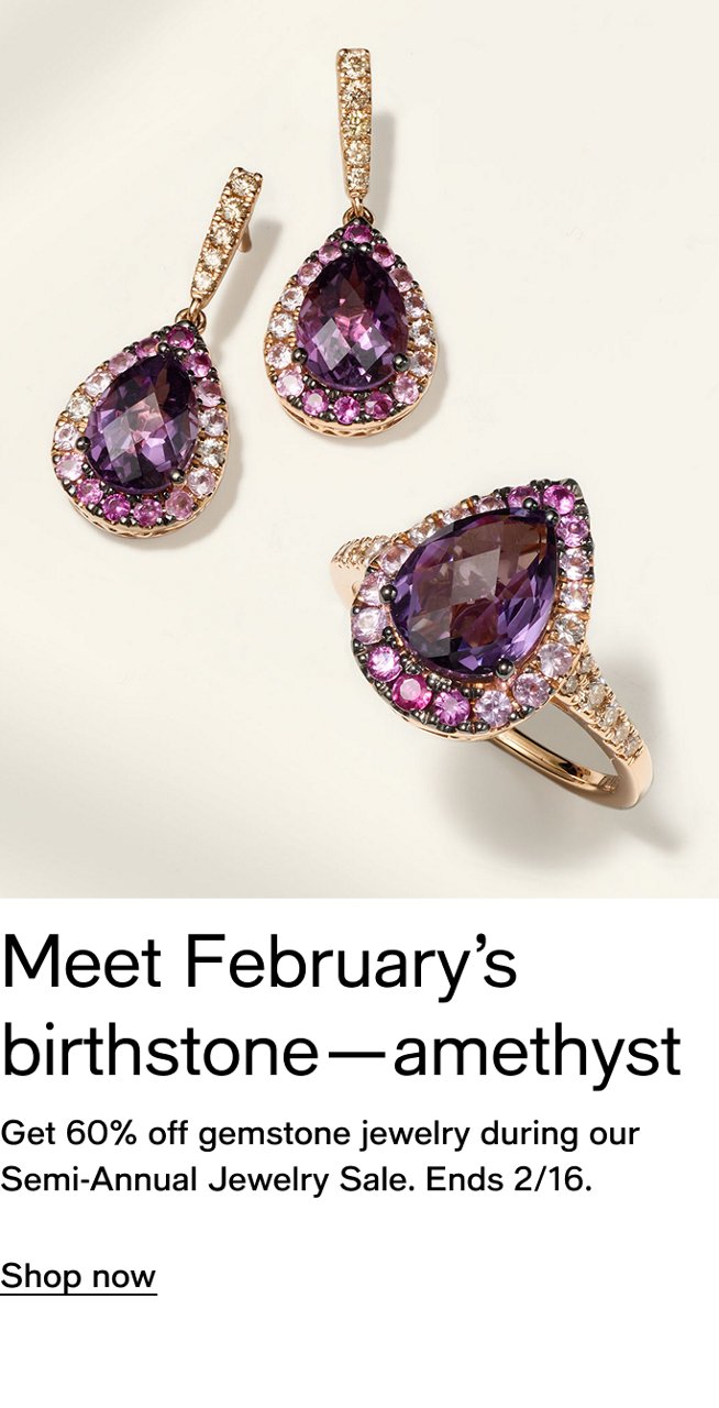 Meet February's birthstone - amethyst
