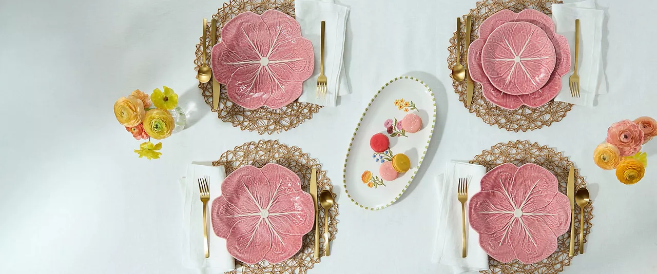 pastel heus in diningware