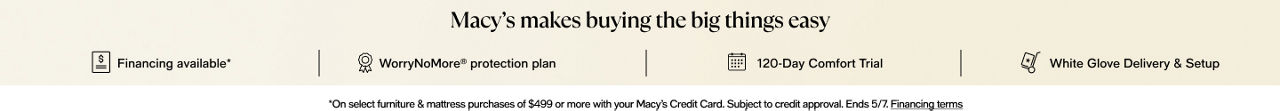macys make the buying the big things easy