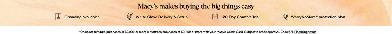 macys make the buying the big things easy
