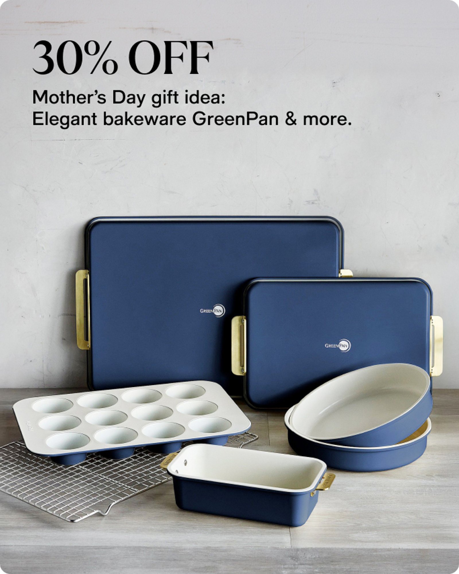 Home-offer-card-30-off-mothers-day-gift-idea-elegant-bakeware