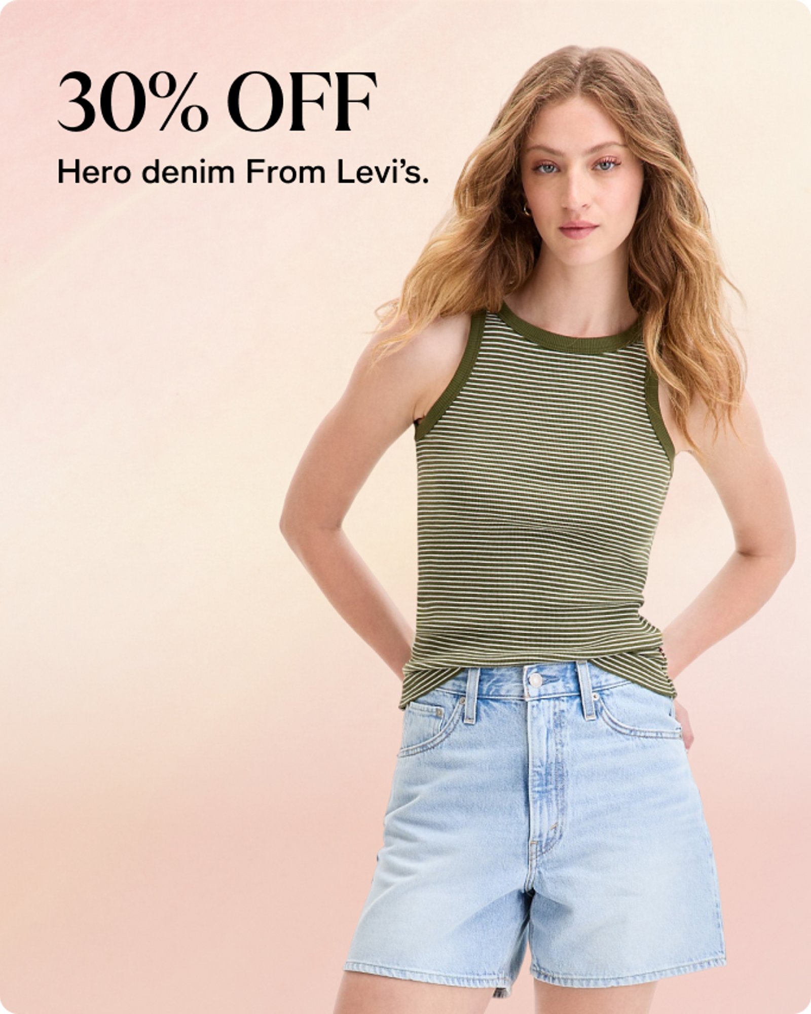 Women-offer-our-top-deals-30%-off-levis