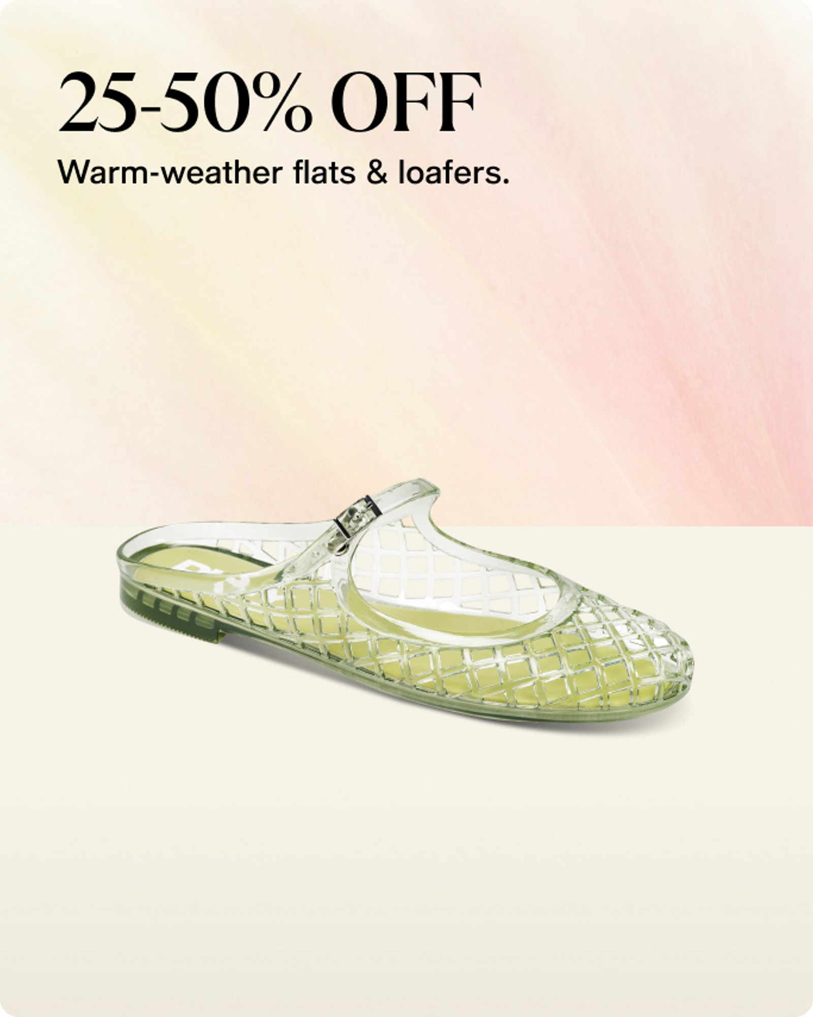25-50% Off Wear-weather flats & loafers