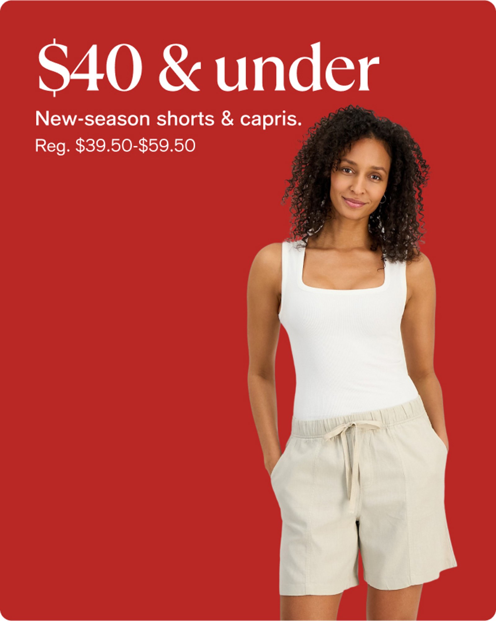 Women-offer-our-top-deals-$40-under-shorts