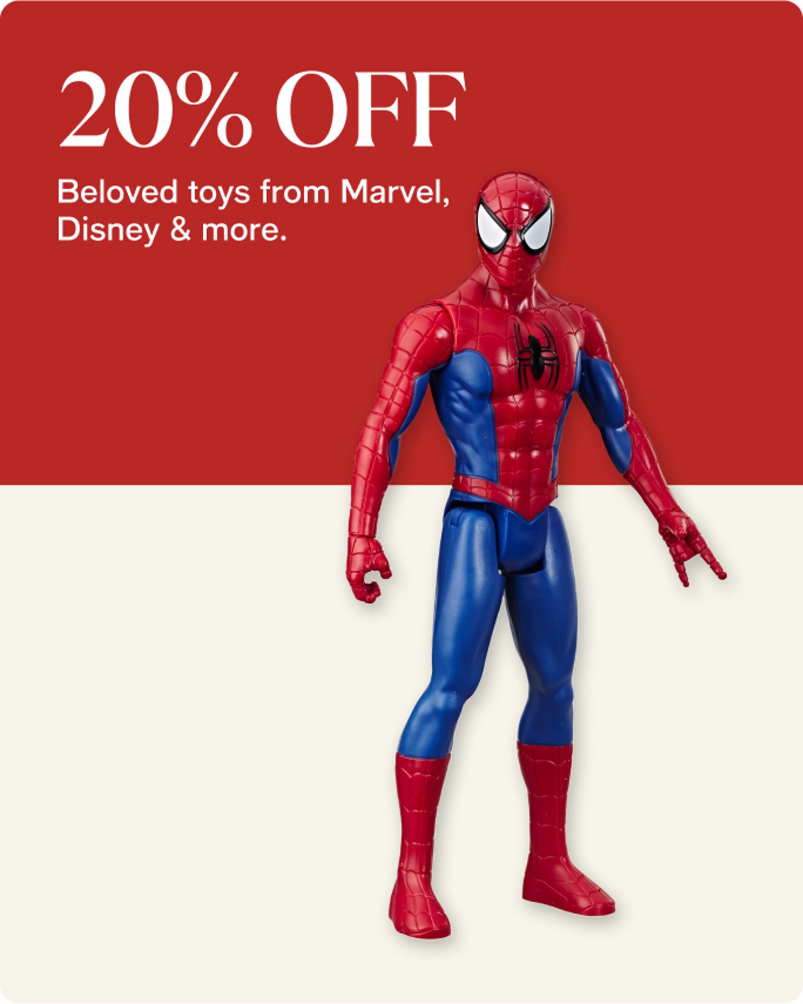 20% off disney & more