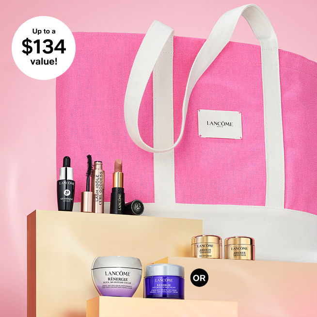 Free 6-pc. gift with any $39.50 Lancôme purchase
