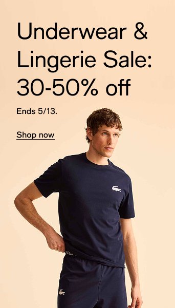 Underwear & Lingerie Sale 30-50% off
