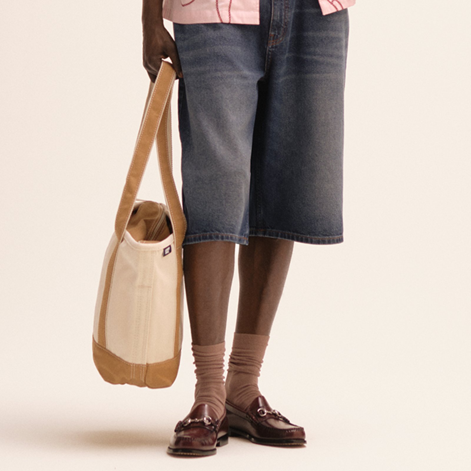 Long Denim Shorts