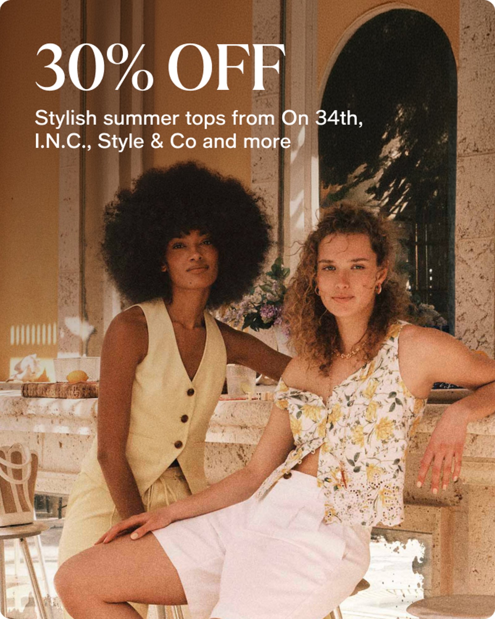Women-offer-our-top-deals-30%-off-tops