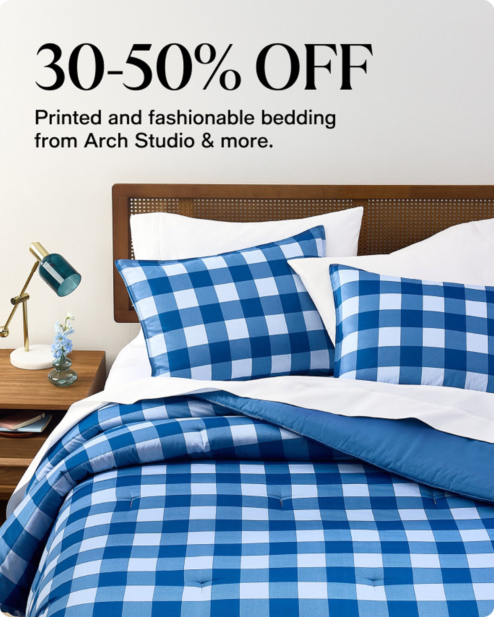 Textile-Offer-Card-30-50-OFF-fashionable-bedding-from-Arch-Studio