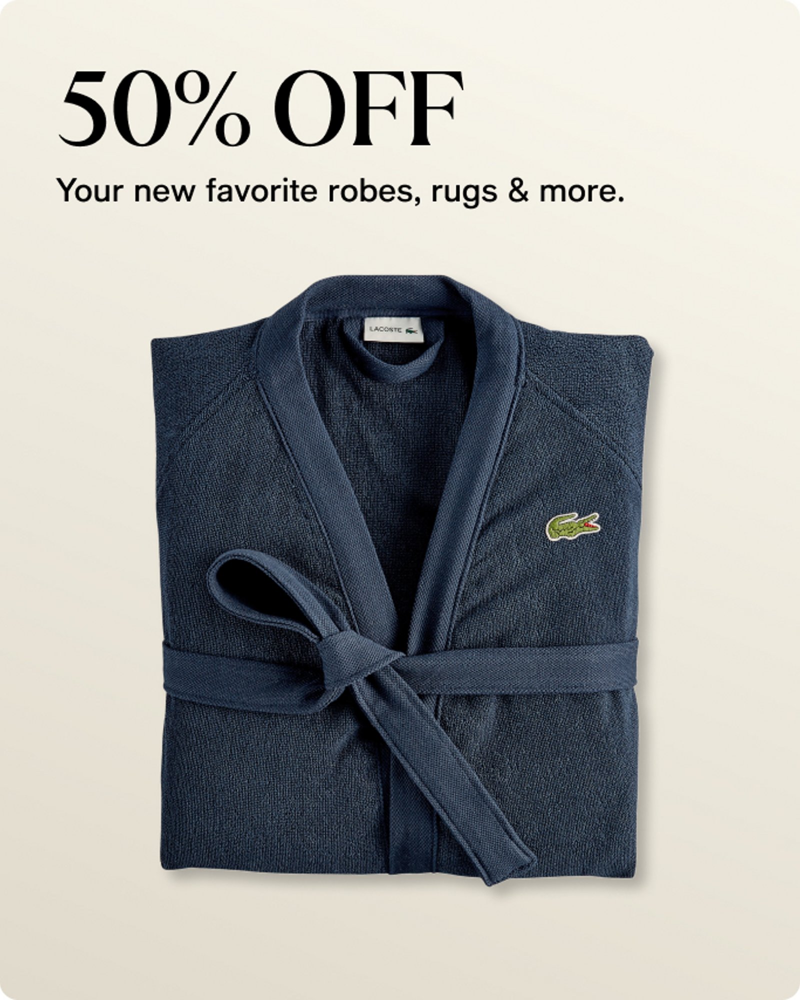 Textile-Offer-Card-50-OFF-robes-rugs-more