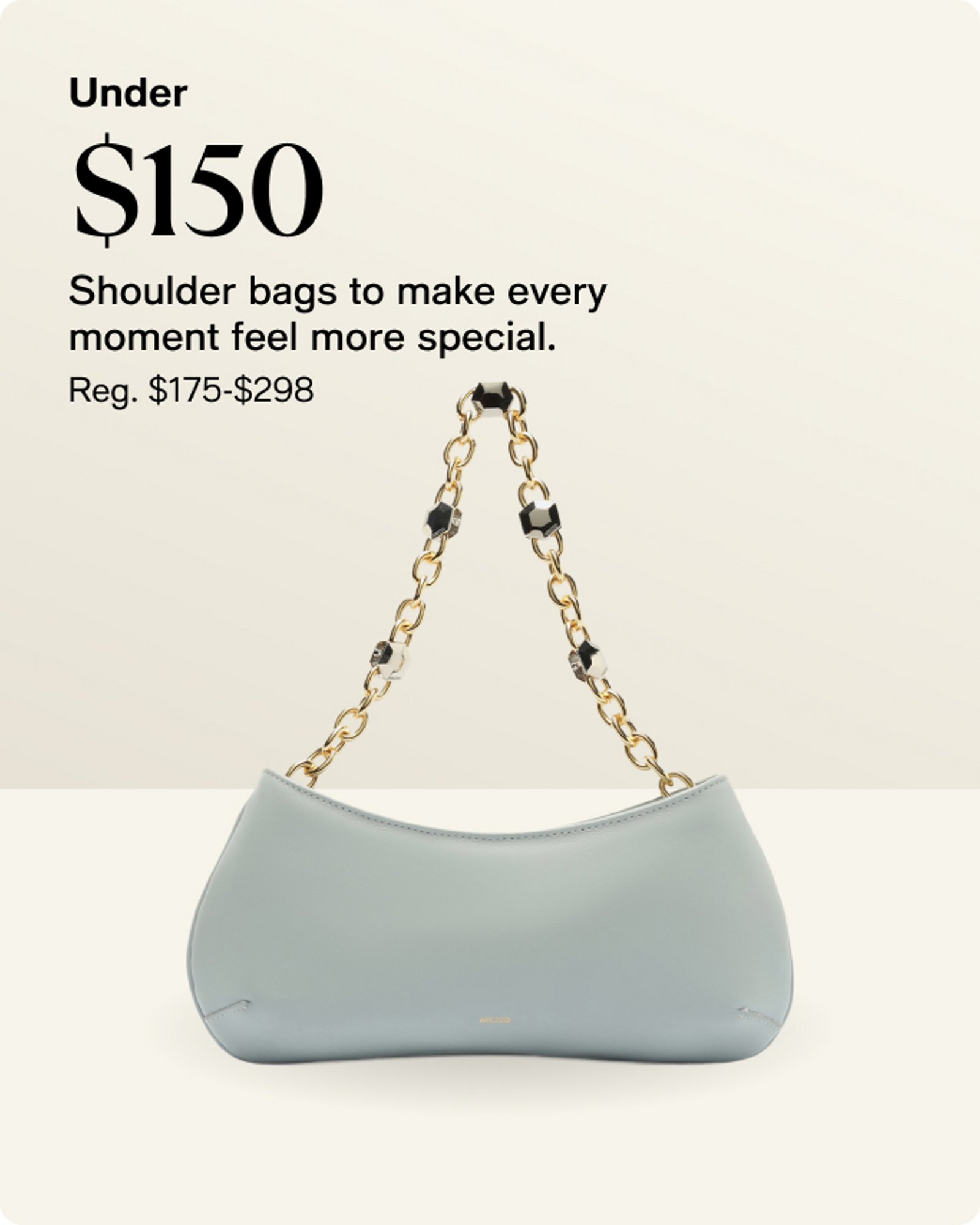 Under $150 shoulder bags to make every moment feel more special
