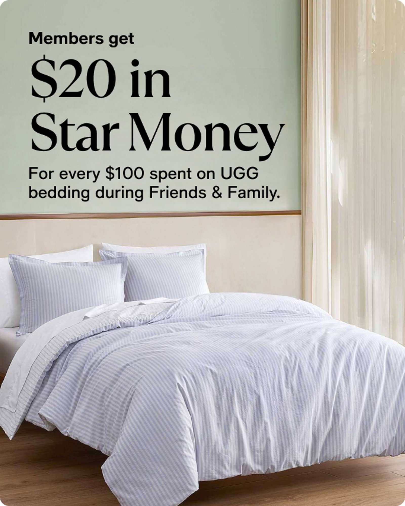 Bed-bath-Offercards-Our top deals- Ugg-Bedding