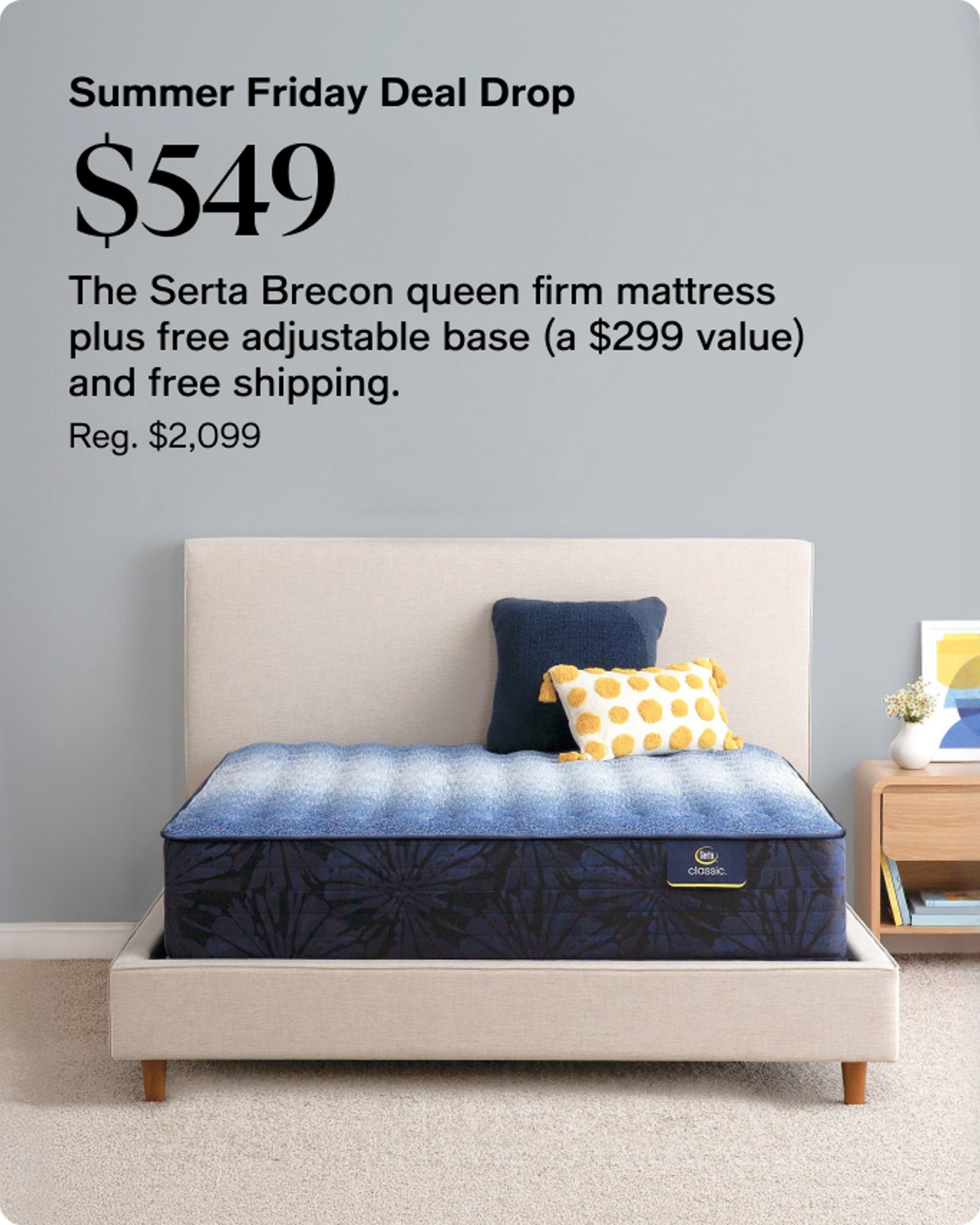Home-offercards-Our top deals-Serta brecon queen