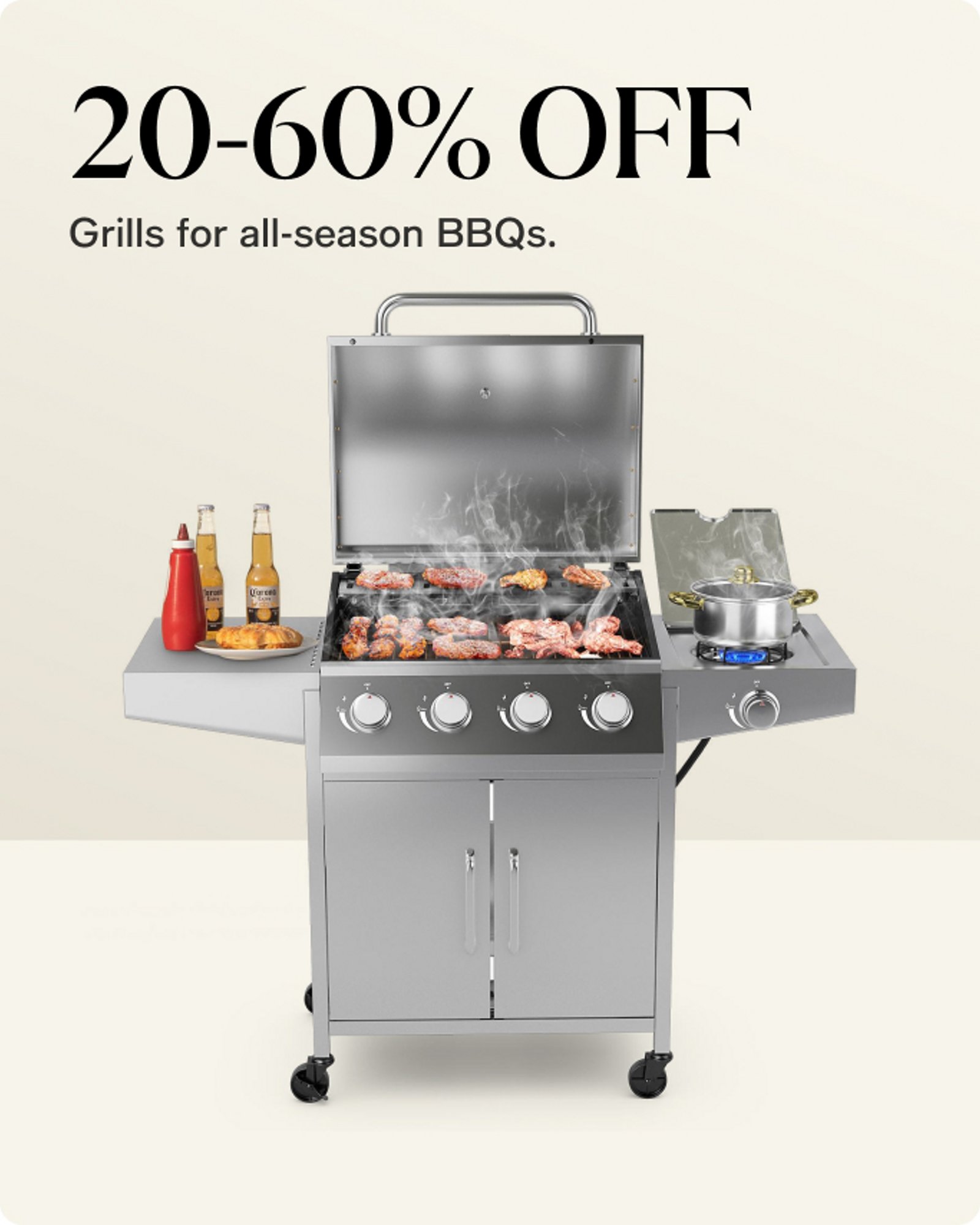 Home-offer-card-20-60-off-grills-for-all-season-BBQs