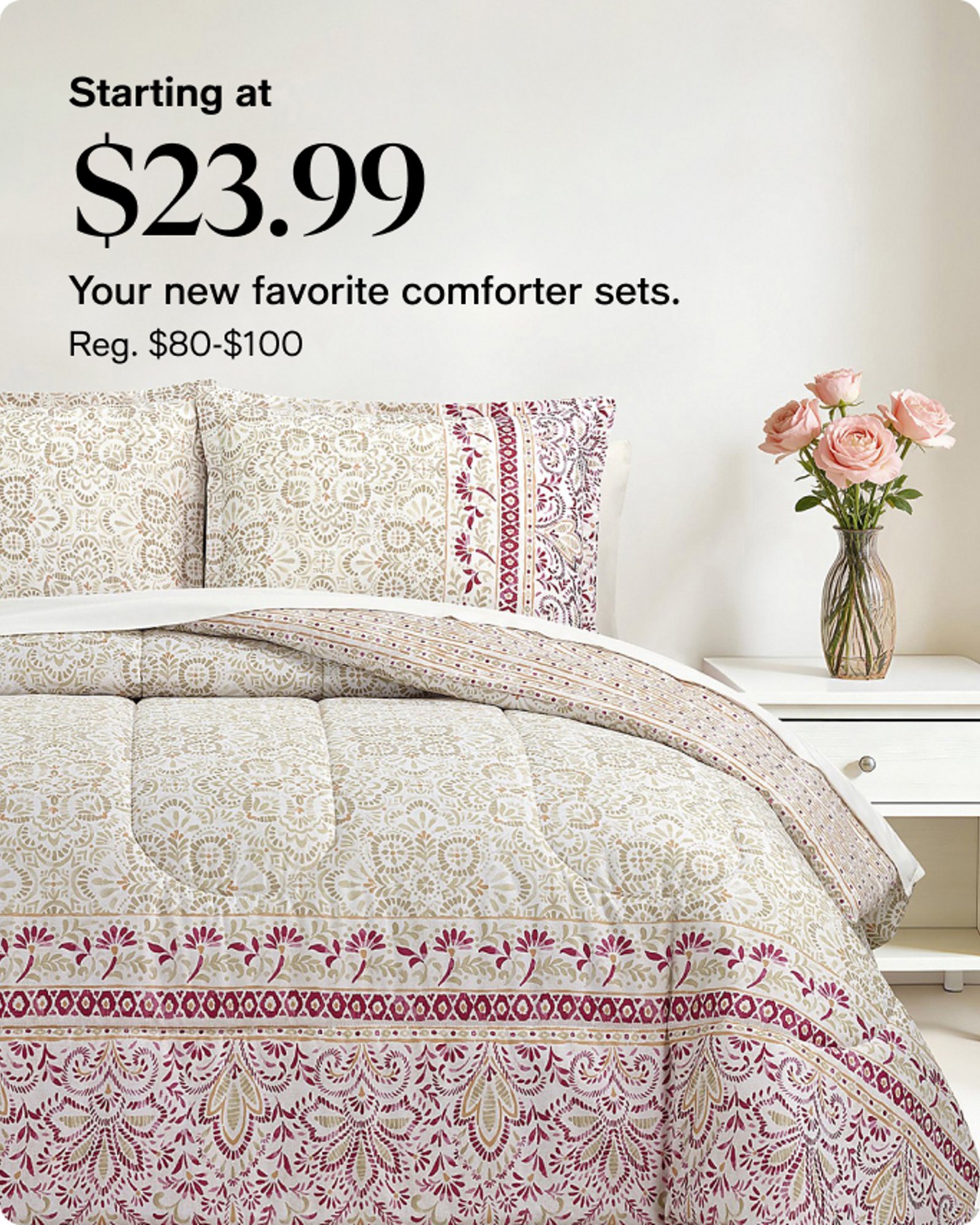 Home-Offercards-Our top deals-Comforters sets