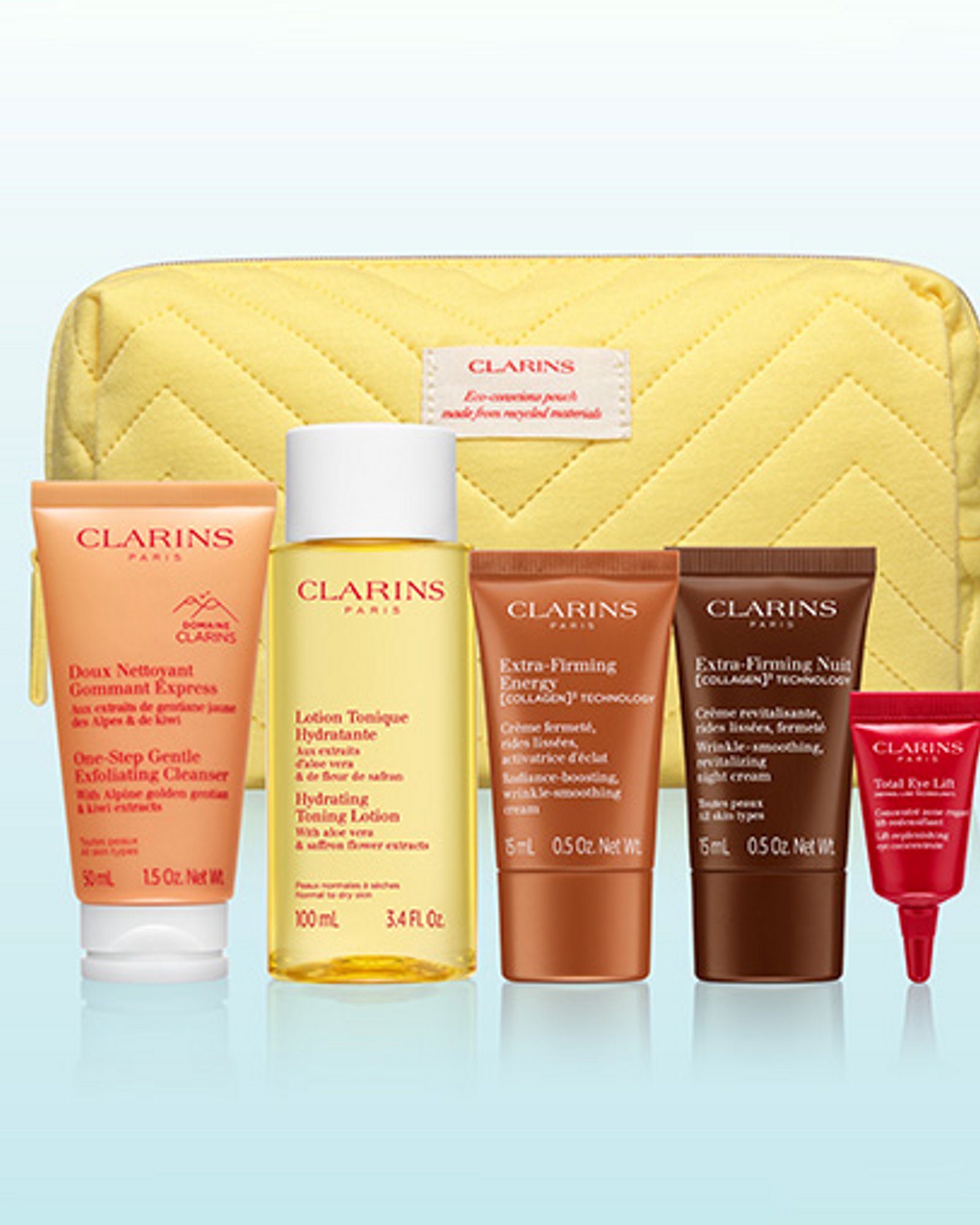 Choose your FREE 6-pc. Clarins gift (a $113 value) with any $85+ Clarins purchase. Plus, spend more to get more gifts, up to a $173 value.