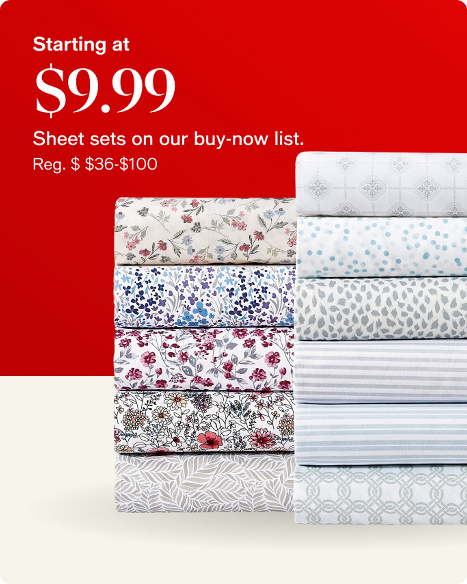 Textile-Our-top-deals-Starting-at-9.99-Sheet-sets