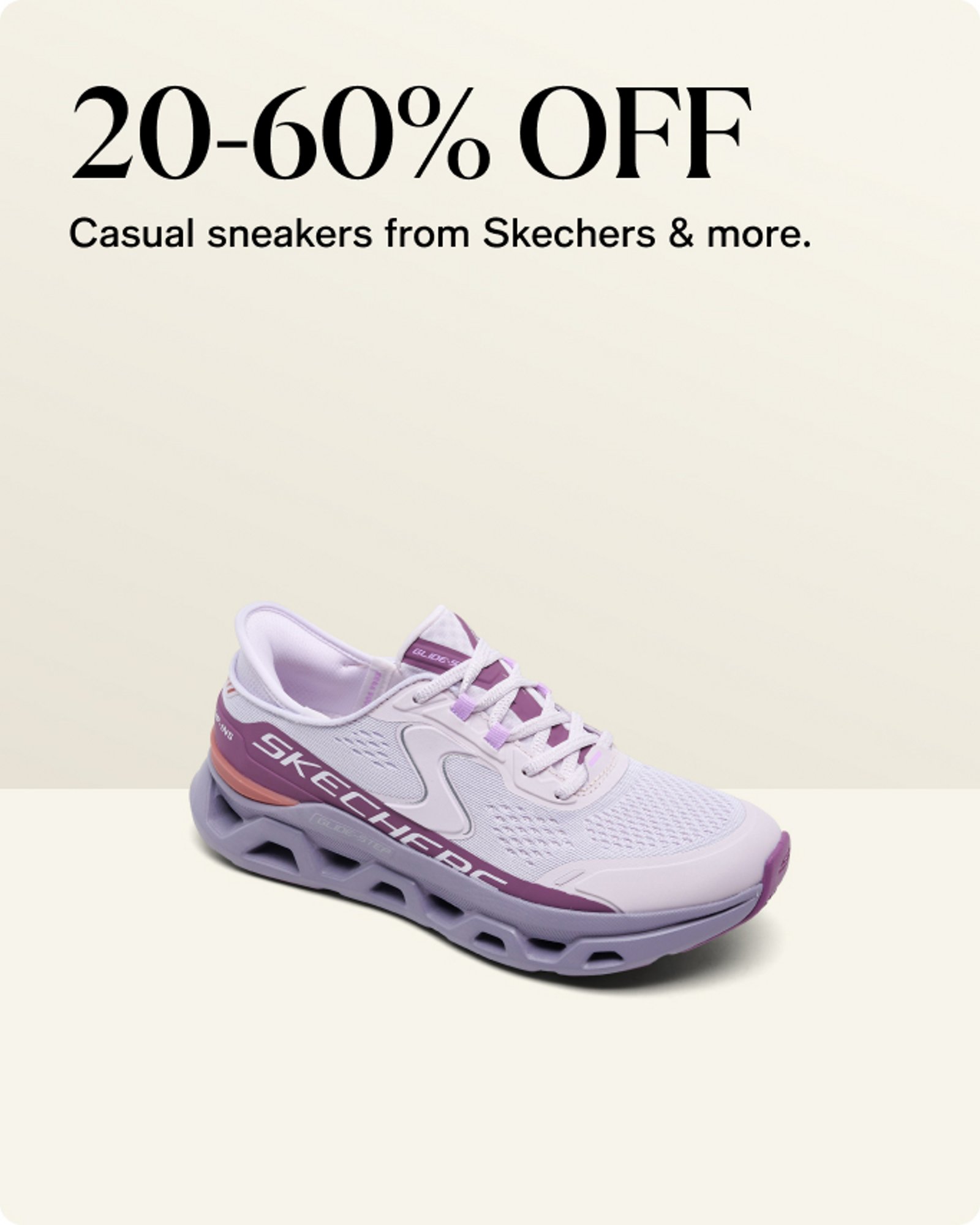 20-60% Off Casual sneakers from skechers & more
