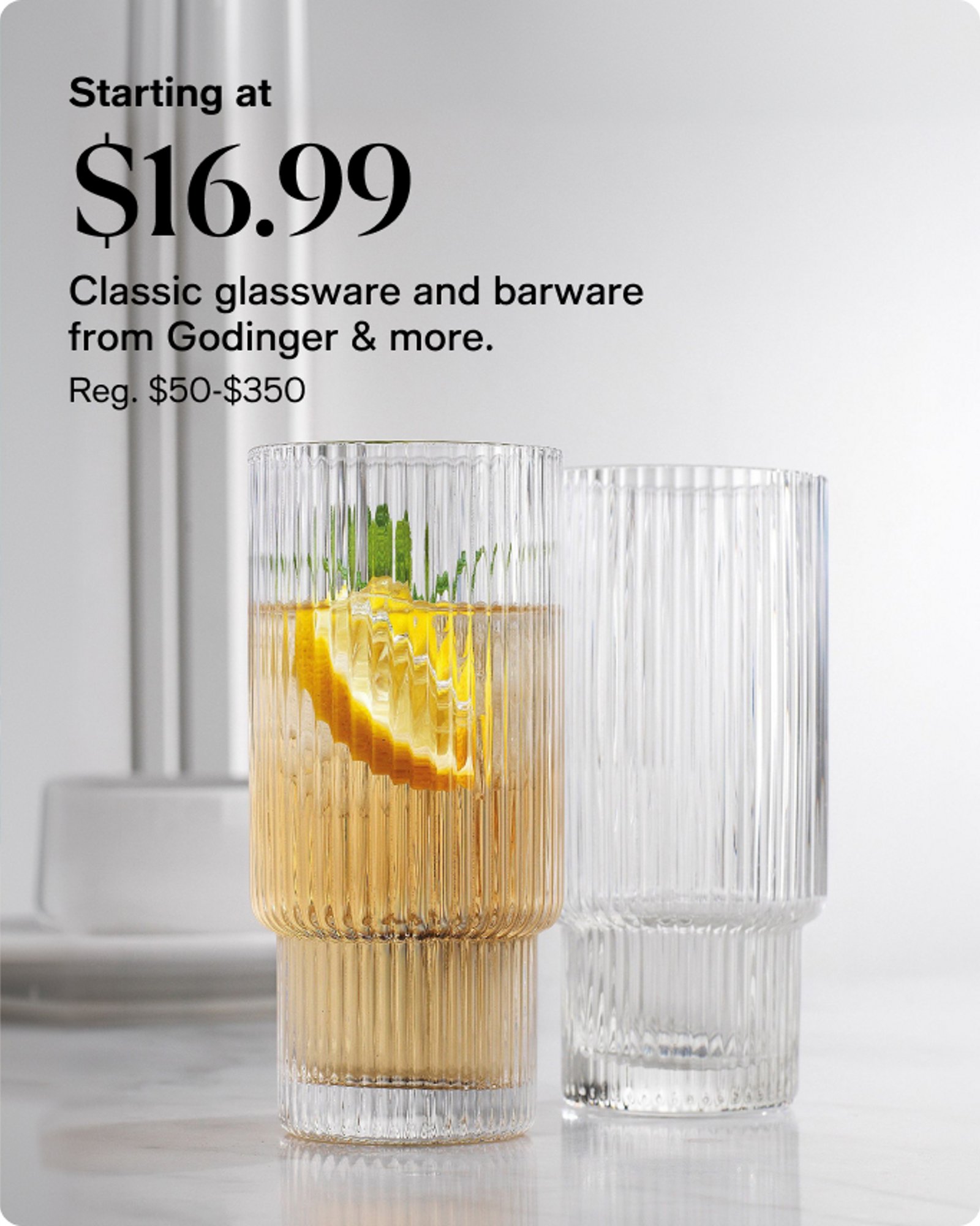 Home-Offercards-Our top deals-Glassware