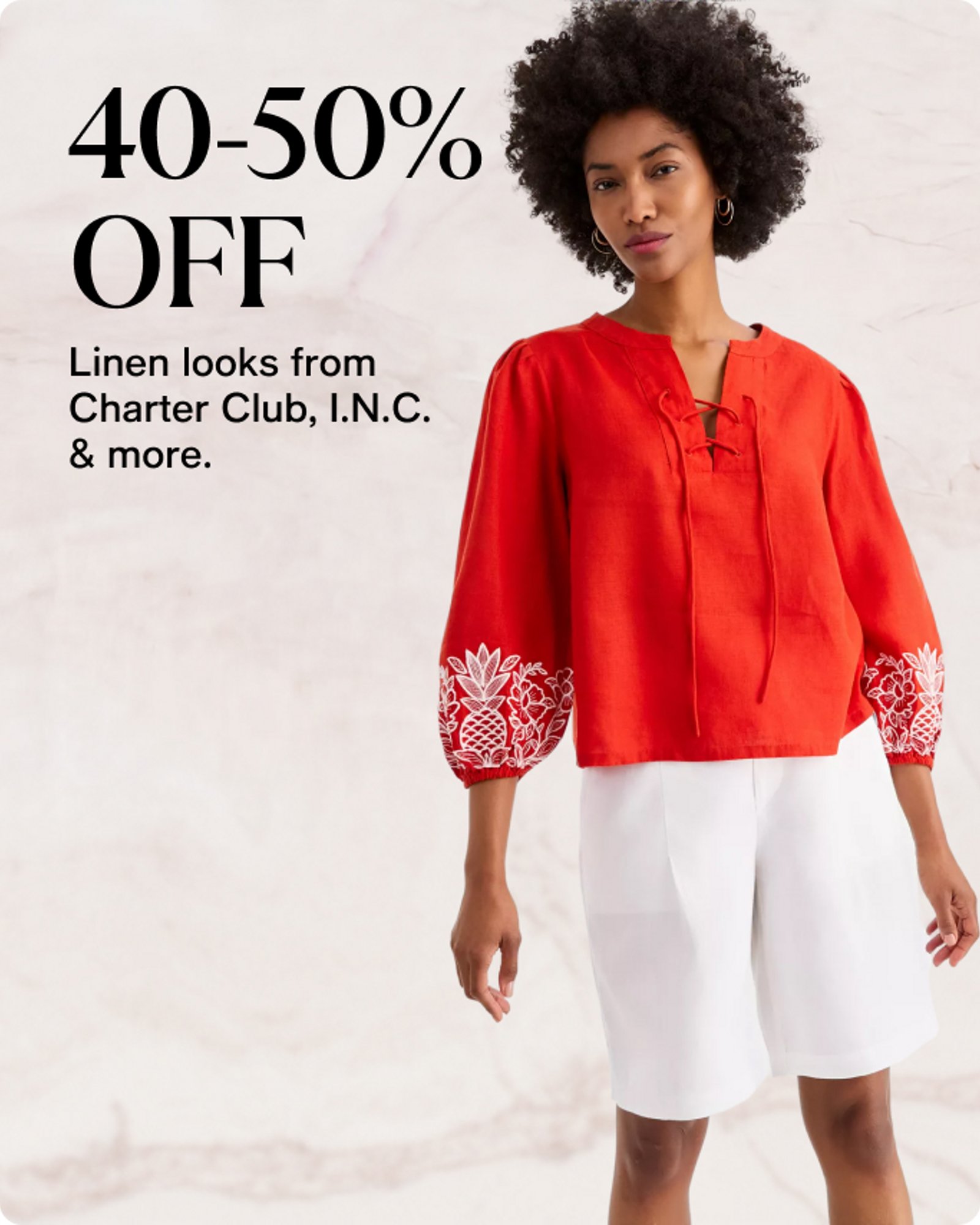 Women-offer-our-top-deals-40-50%-off-linen