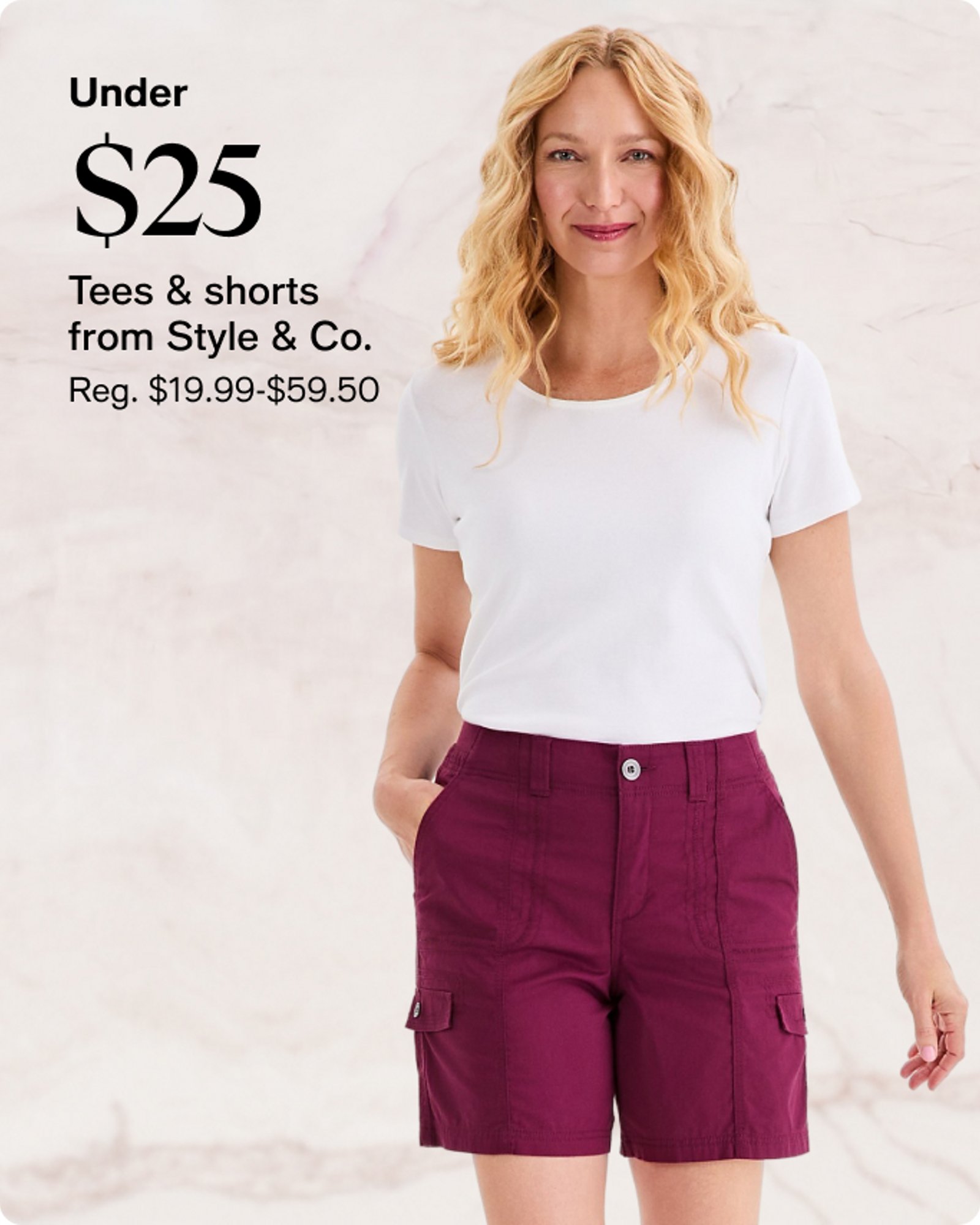 Women-offer-our-top-deals-under-$25-tees-&-shorts-from-style-&-co