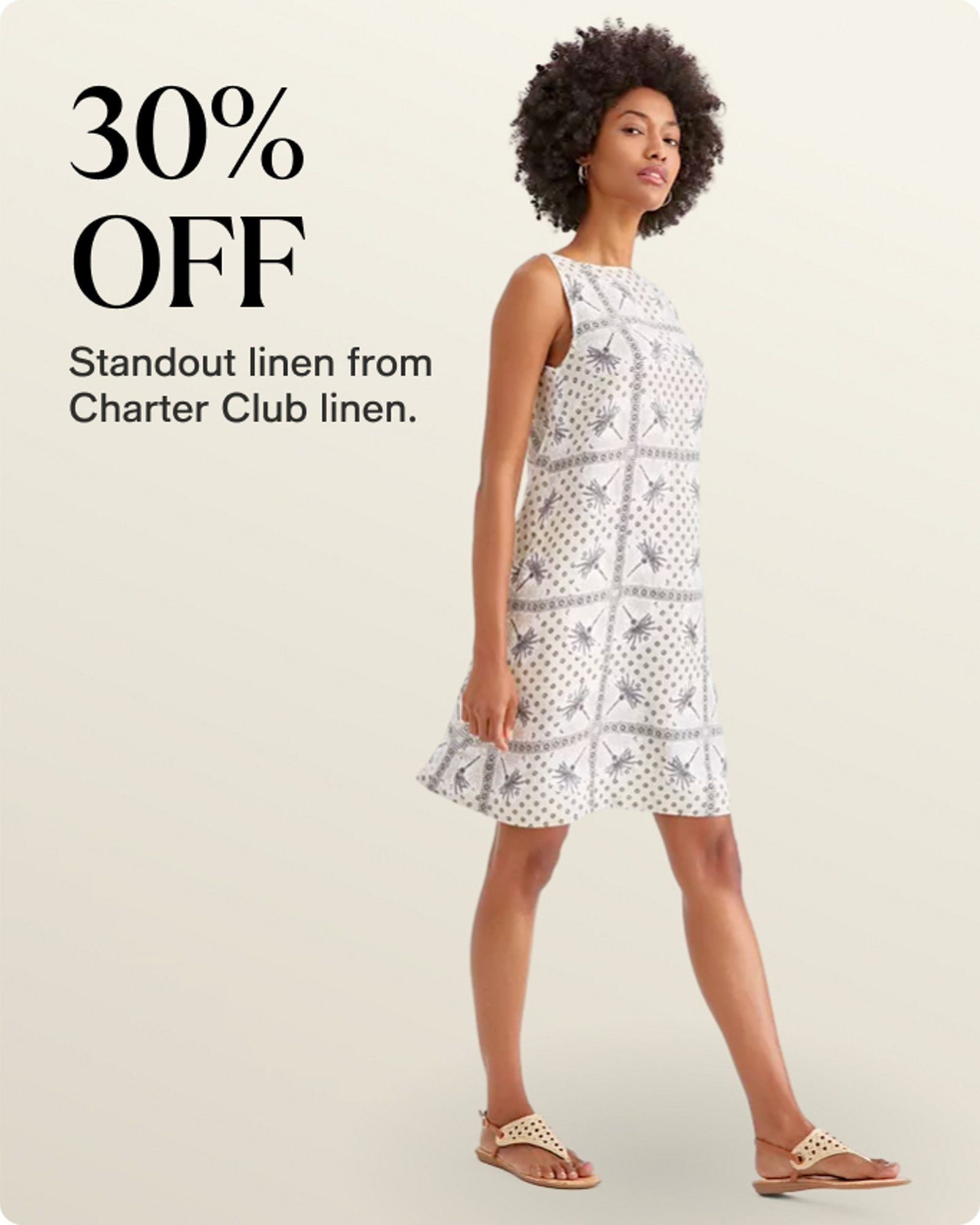 Women-offer-our-top-deals-30%-off-linen